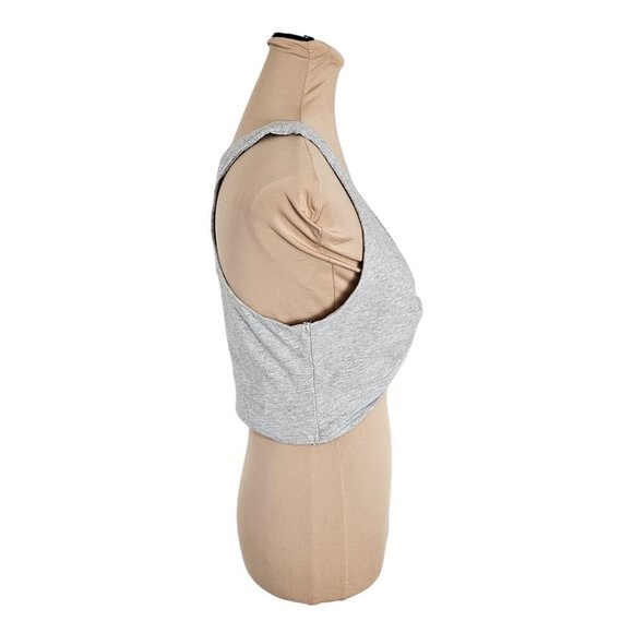 Superdown Annora Knot Top Heather Grey Sz M - Picture 5 of 9